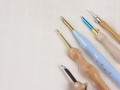 tkanina bawełniana punch needle materiał haft pętelkowy pan cukierek