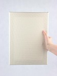 Ramka z napiętą tkaniną monk's cloth 13 ct - do cienkich igieł