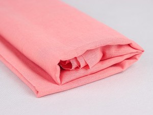Różowy miks lnu i bawełny - do bardzo cienkich igieł