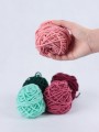włóczki do punch needle haft pętelkowy pan cukierek
