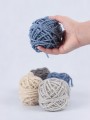 włóczki do punch needle haft pętelkowy pan cukierek