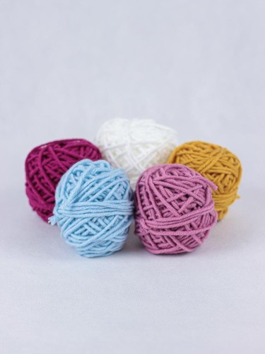 włóczki do punch needle haft pętelkowy pan cukierek