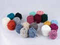 włóczki do punch needle haft pętelkowy pan cukierek