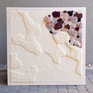 "The Shore" obraz tekstylny 100x100 cm
