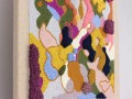 punch needle wall hanging, maximalist interior decor