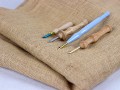 juta do punch needle, materiał o luźnym splocie, Pan Cukierek, najlepszy materiał do punch needle